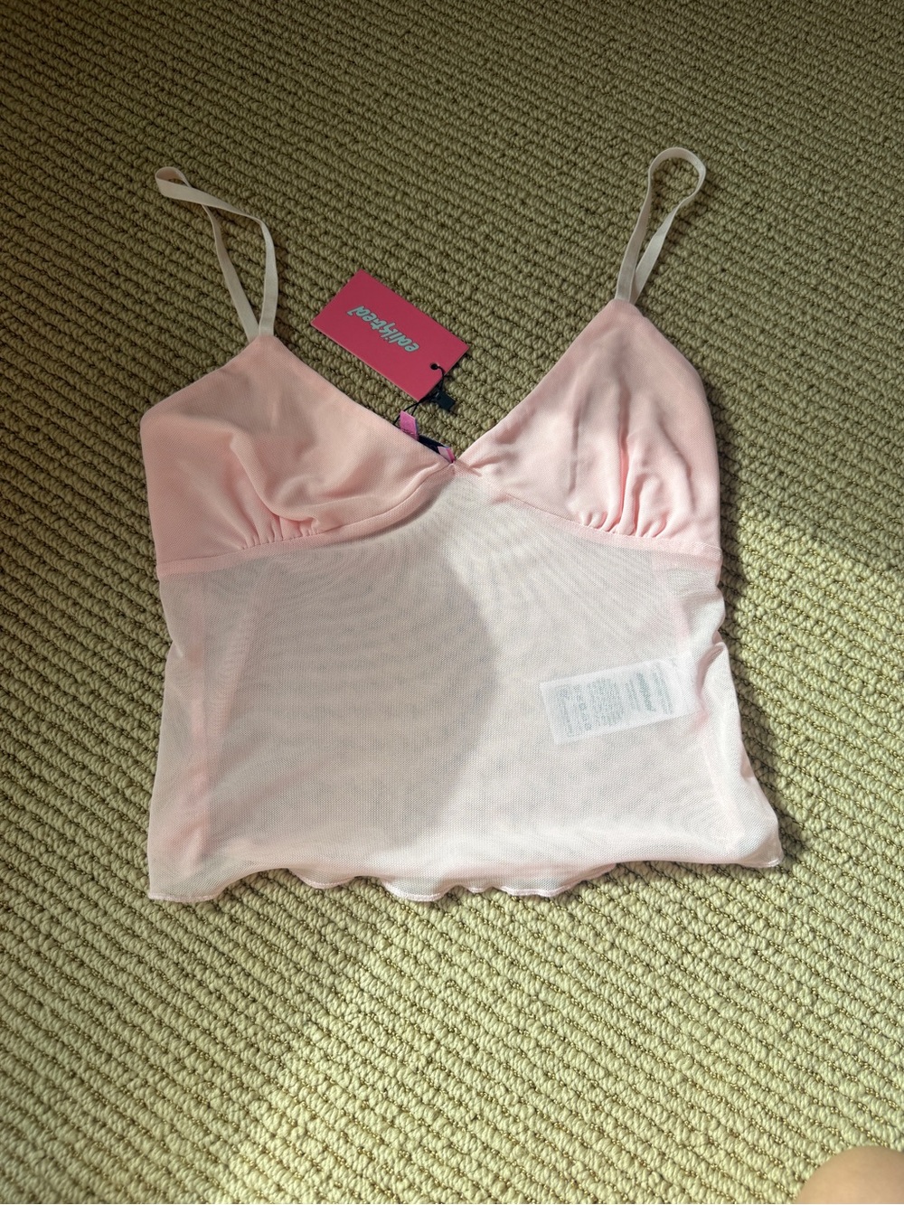 Pink edikted tank NWT